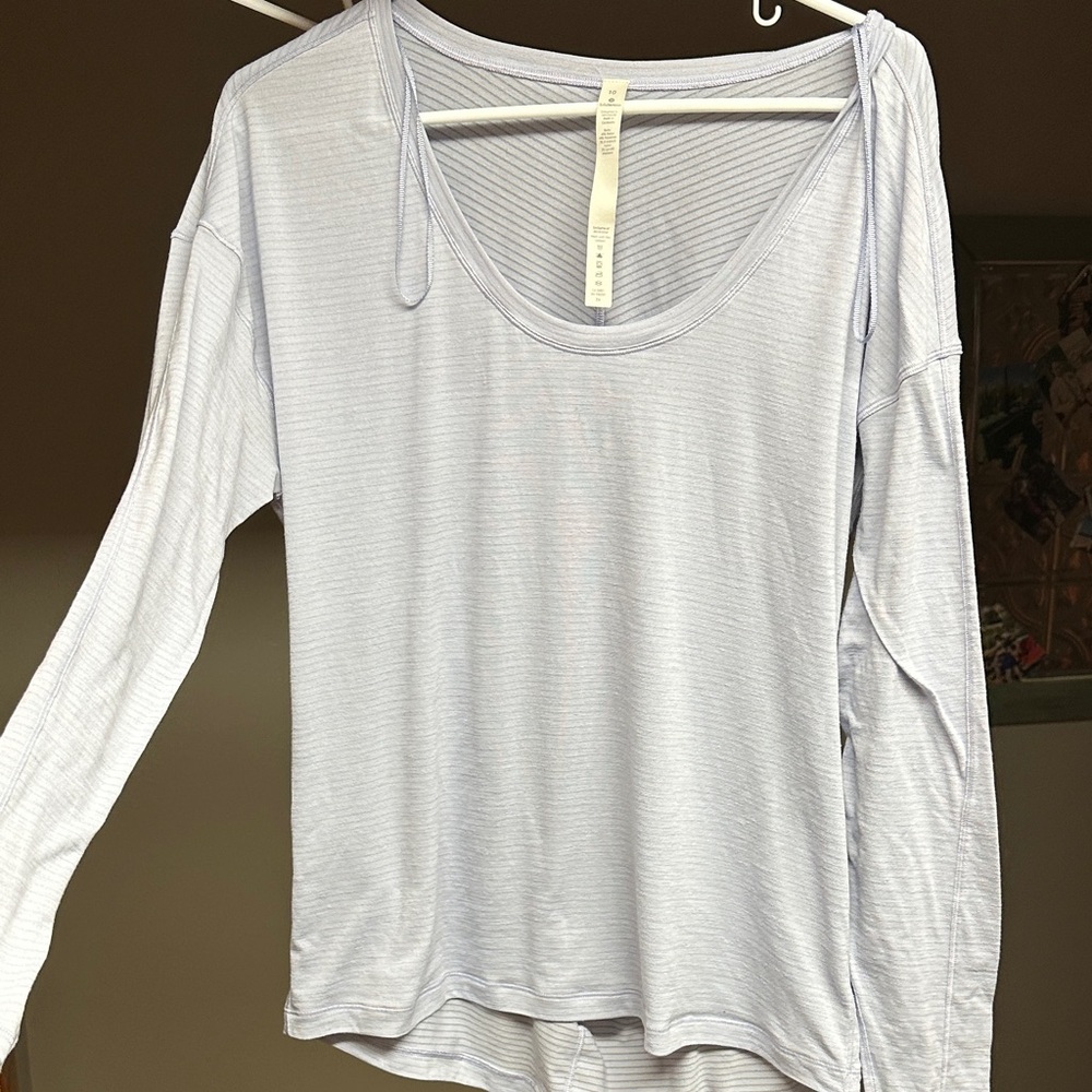 Lululemon Light Blue Long Sleeve Top